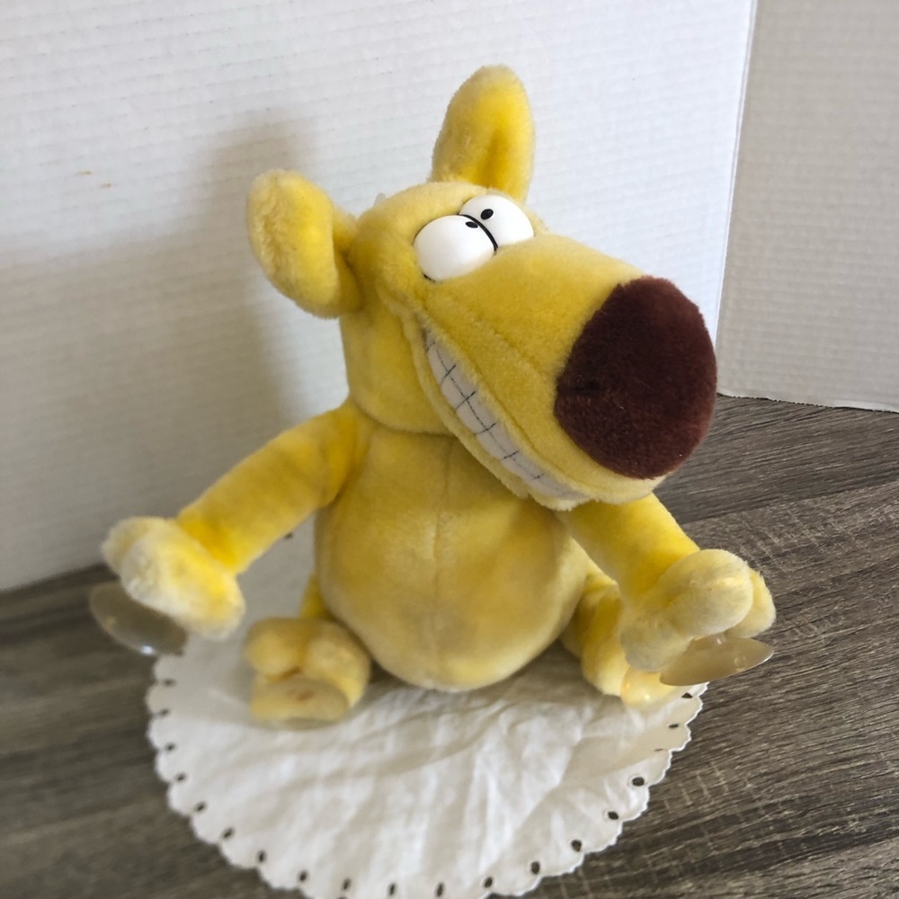 Vtg 1987 Mother Goose and Grimm Plush Window Cling Plush